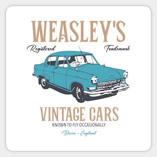 weasley's vintage cars Sticker